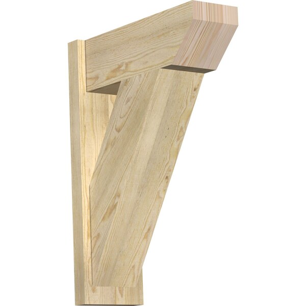 Ekena Millwork Traditional Slat Rough Sawn Outlooker, Douglas Fir, 8"W x 22"D x 30"H OUT08X22X30TRA06RDF - main